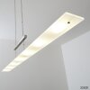 Suspension Lourdes LED Chrome, Nickel mat, 7 lumières
