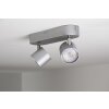 Spot Philips STAR LED Aluminium, Acier inoxydable, 2 lumières
