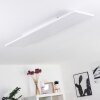 Plafonnier Bankura LED Blanc, 1 lumière, Télécommandes