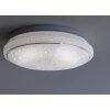 Plafonnier Leuchten Direkt Ls-JUPI LED Blanc, 1 lumière, Télécommandes, Changeur de couleurs