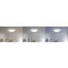 Plafonnier Leuchten Direkt Ls-JUPI LED Blanc, 1 lumière, Télécommandes, Changeur de couleurs