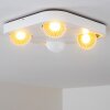 Spot plafond Granada LED Blanc, 4 lumières