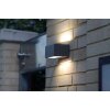 Applique murale d'extérieur Lutec GEMINI LED Anthracite, 1 lumière