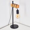 Lampe de table Barbengo Brun, Noir, 1 lumière