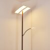 Lampadaire Lasona LED Brun, Argenté, 2 lumières