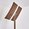 Lampadaire Lasona LED Brun, Argenté, 2 lumières