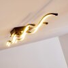 Plafonnier Flow LED Noir, 2 lumières