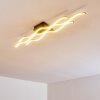 Plafonnier Flow LED Noir, 2 lumières
