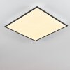 Plafonnier Salmi LED Gris, Blanc, 1 lumière