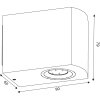 Applique murale d'extérieur Lucide ZORA-LED Noir