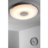 Plafonnier LED Trio TOKYO Chrome, 1 lumière, Télécommandes