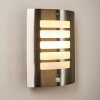 Applique murale d'extérieur Alslev Acier inoxydable, 1 lumière, Détecteur de mouvement