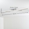 Plafonnier Jamjo LED Nickel mat, 1 lumière