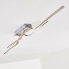 Plafonnier Jamjo LED Nickel mat, 1 lumière