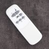 Ventilateur de plafond Varazze Nickel mat, Transparent, 1 lumière, Télécommandes