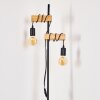 Lampadaire Barbengo Brun, Noir, 2 lumières