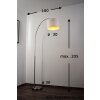 Lampadaire Trio 4611 Acier inoxydable, Nickel mat, 1 lumière