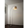 Lampadaire Trio 4611 Acier inoxydable, Nickel mat, 1 lumière