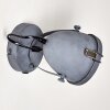 Applique murale Butikon Gris, 1 lumière