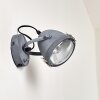 Applique murale Butikon Gris, 1 lumière