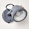 Applique murale Butikon Gris, 1 lumière