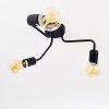 Plafonnier Valcolla Noir, 3 lumières