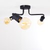 Plafonnier Valcolla Noir, 3 lumières