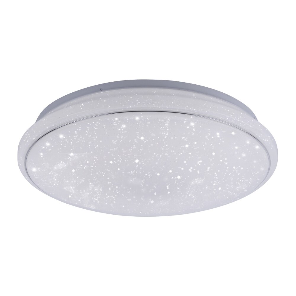 Plafonnier Leuchten Direkt Ls-JUPI LED Blanc, 1 lumière, Télécommandes, Changeur de couleurs main product photo