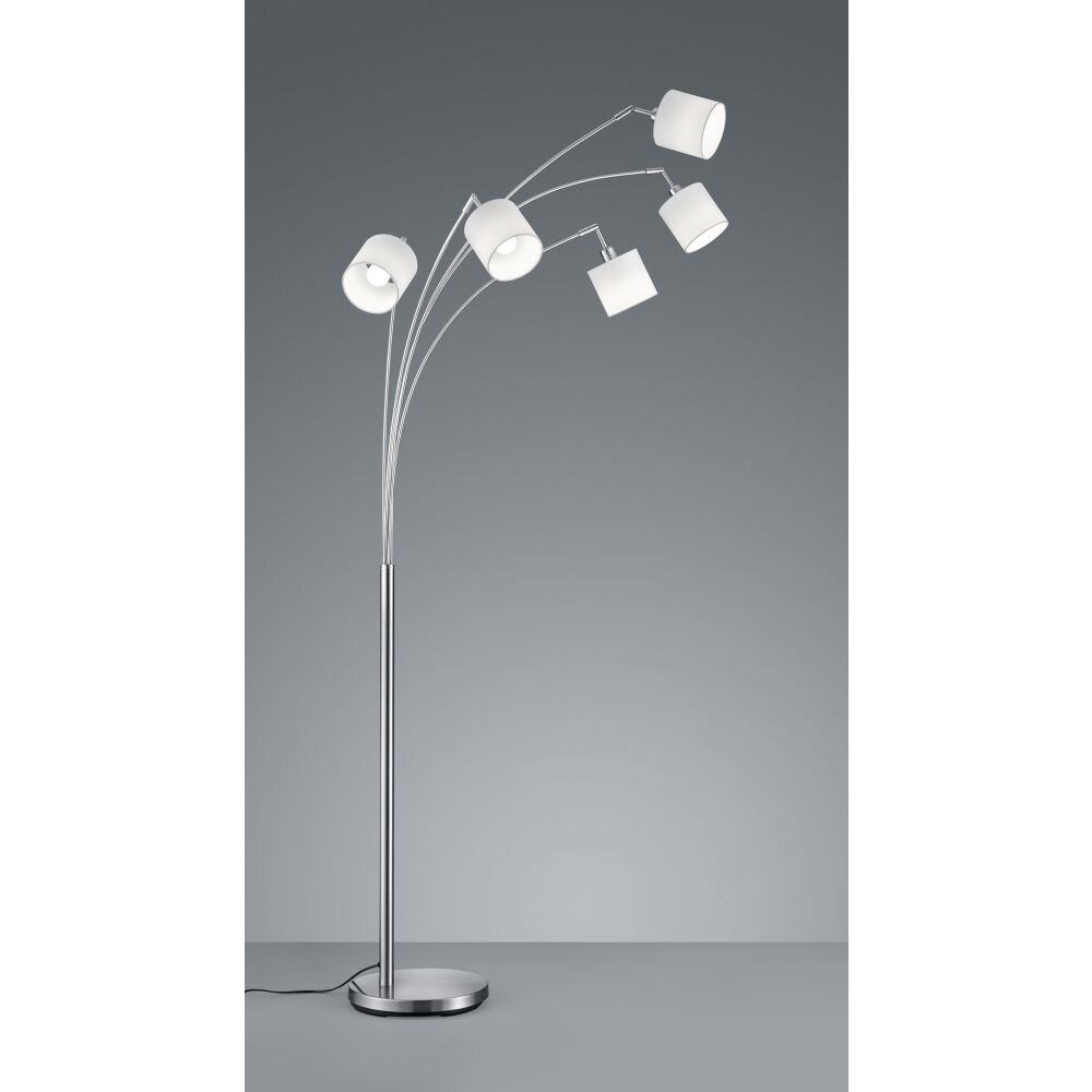 Lampadaire Reality TOMMY Nickel mat, 5 lumières main product photo