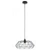 Lampe suspendue Eglo CARLTON 2 Noir, 1 lumière