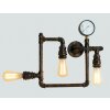 Applique murale Lutec AMACORD Brun, 3 lumières
