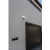 Applique murale d'extérieur Lutec Arc LED Blanc, 1 lumière, Détecteur de mouvement