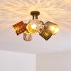 Plafonnier Liared Noir, 5 lumières