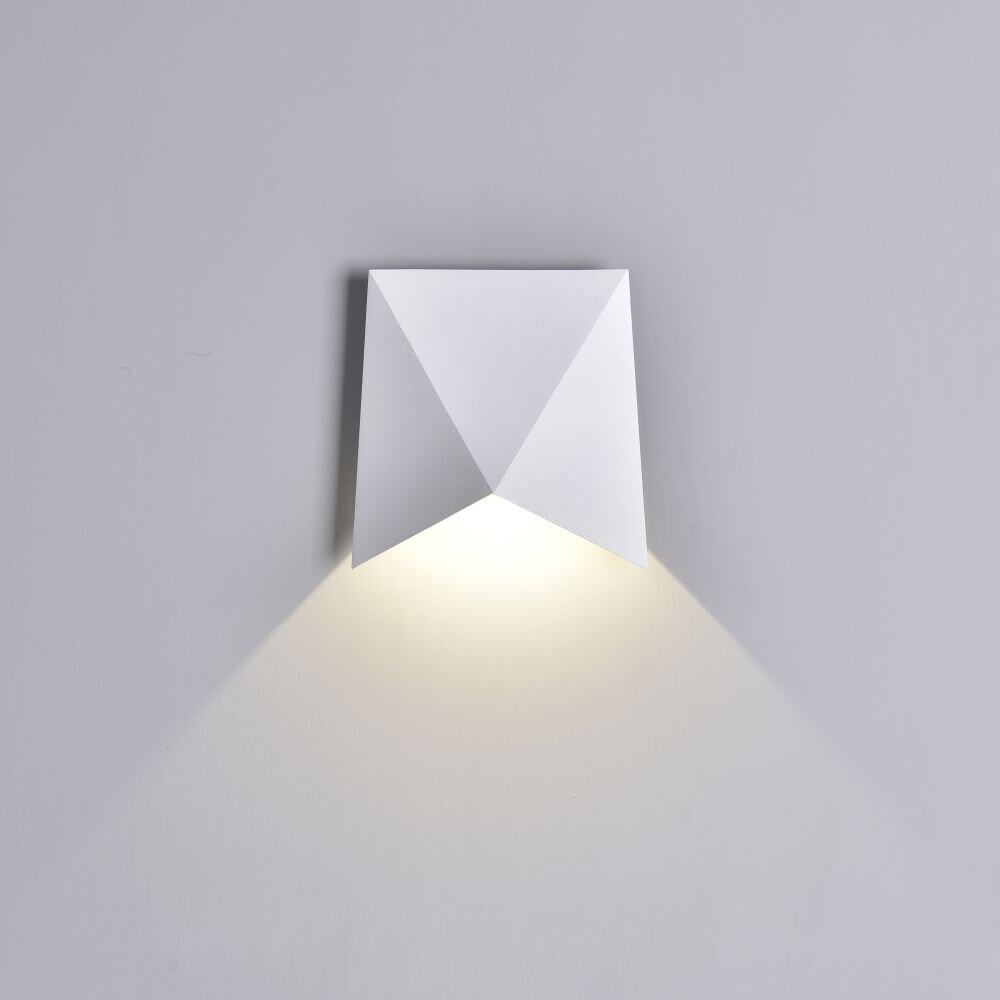 Applique murale d'extérieur Mantra TRIAX LED Blanc, 1 lumière main product photo