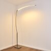 Lampadaire Santa Marta LED Nickel mat, 1 lumière