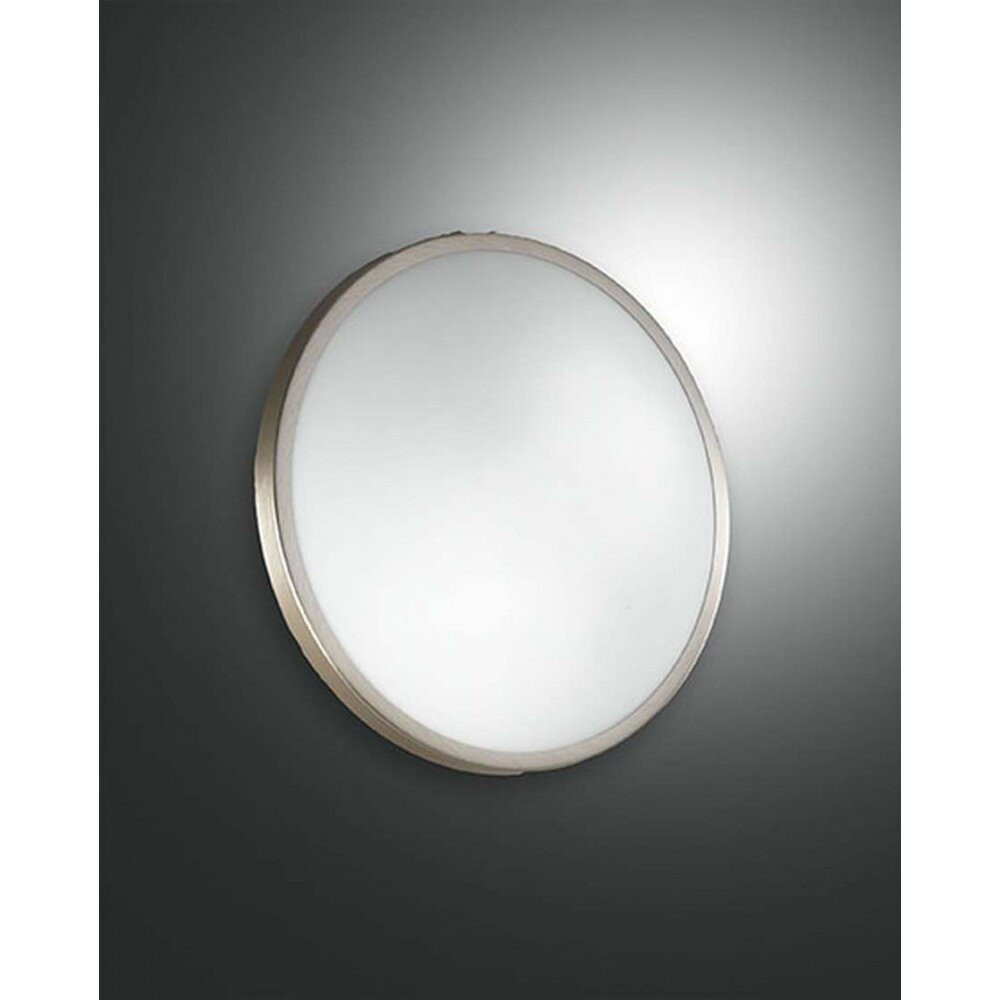Applique Fabas Luce PLAZA Nickel mat, 1 lumière main product photo