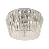 Plafonnier Searchlight TIARA Chrome, Transparent, 3 lumières