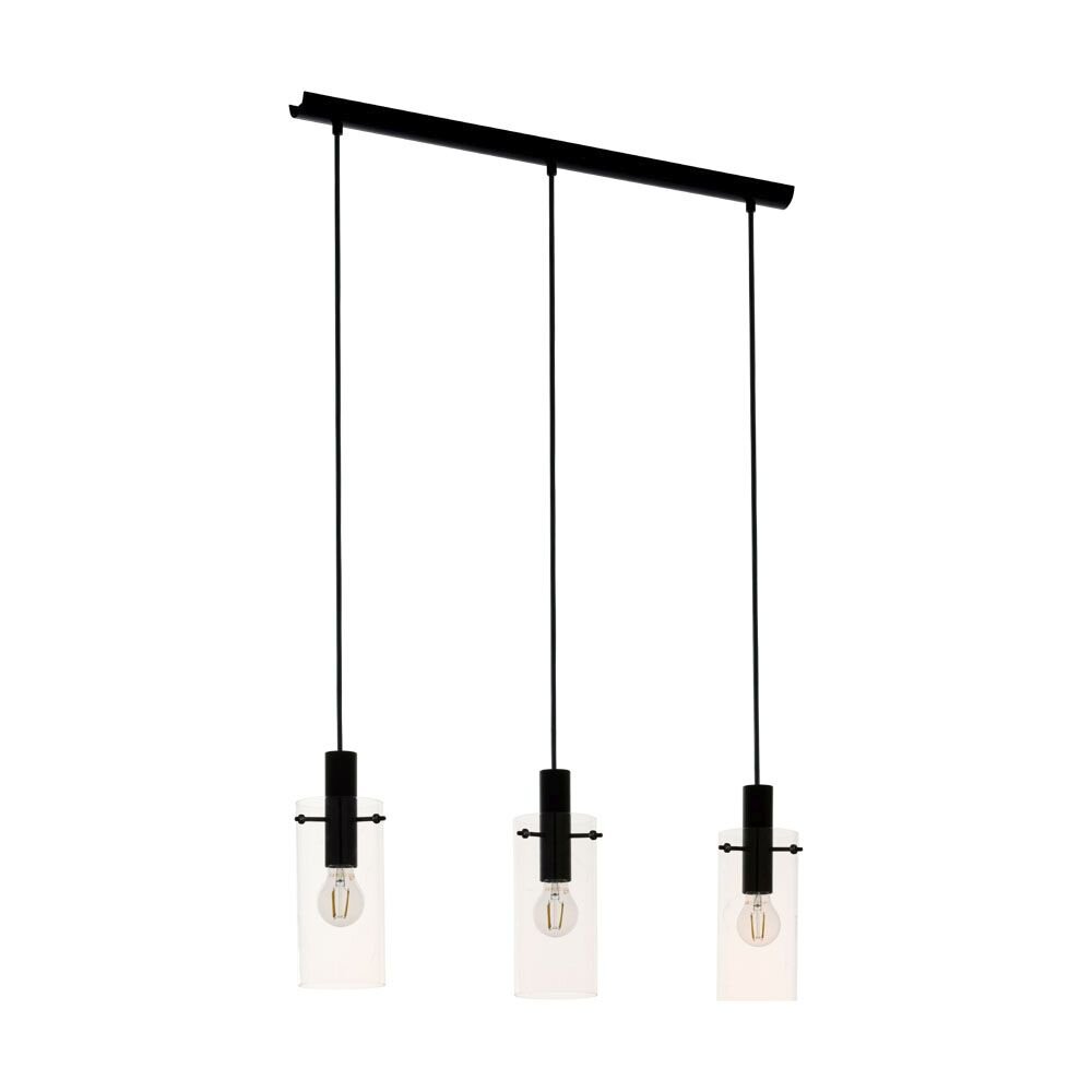 Suspension Eglo MONTEFINO Noir, 3 lumières main product photo