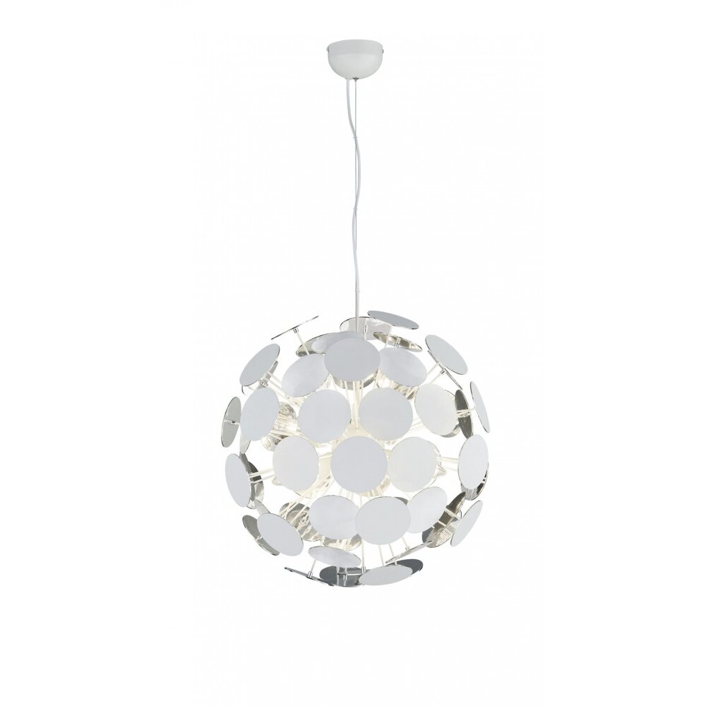 Suspension Trio DISCALGO Blanc, 6 lumières main product photo