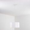 Suspension Antalya Blanc, 1 lumière