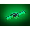 Plafonnier Trio THIAGO LED Anthracite, 1 lumière, Télécommandes, Changeur de couleurs
