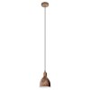 Lampe suspendue Eglo PRIDDY 1 Brun foncé, Cuivre, 1 lumière