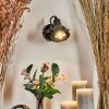 Applique murale Jonsered LED Noir, 1 lumière