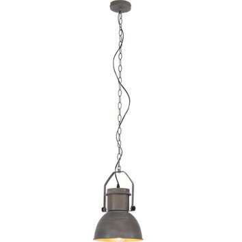 Lampe pendante Brilliant Salford Gris, 1 lumière Lampe pendante Brilliant Salford Gris, 1 lumière