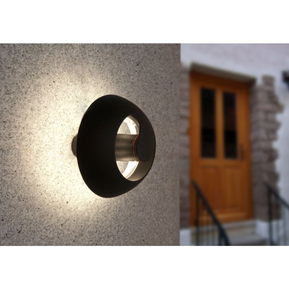 Applique murale d'extérieur LUTEC Spril LED Anthracite, 6 lumières main product photo