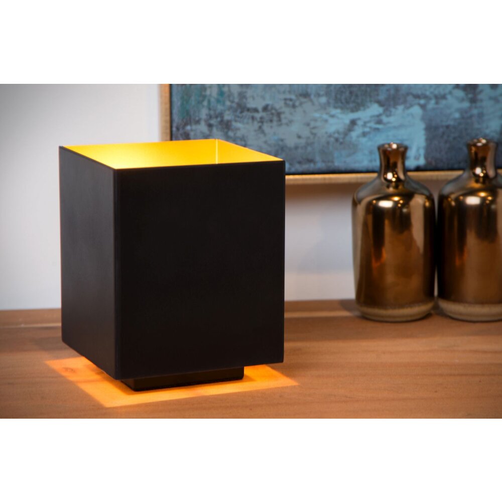 Lampe de table Lucide SUZY Noir, 1 lumière main product photo