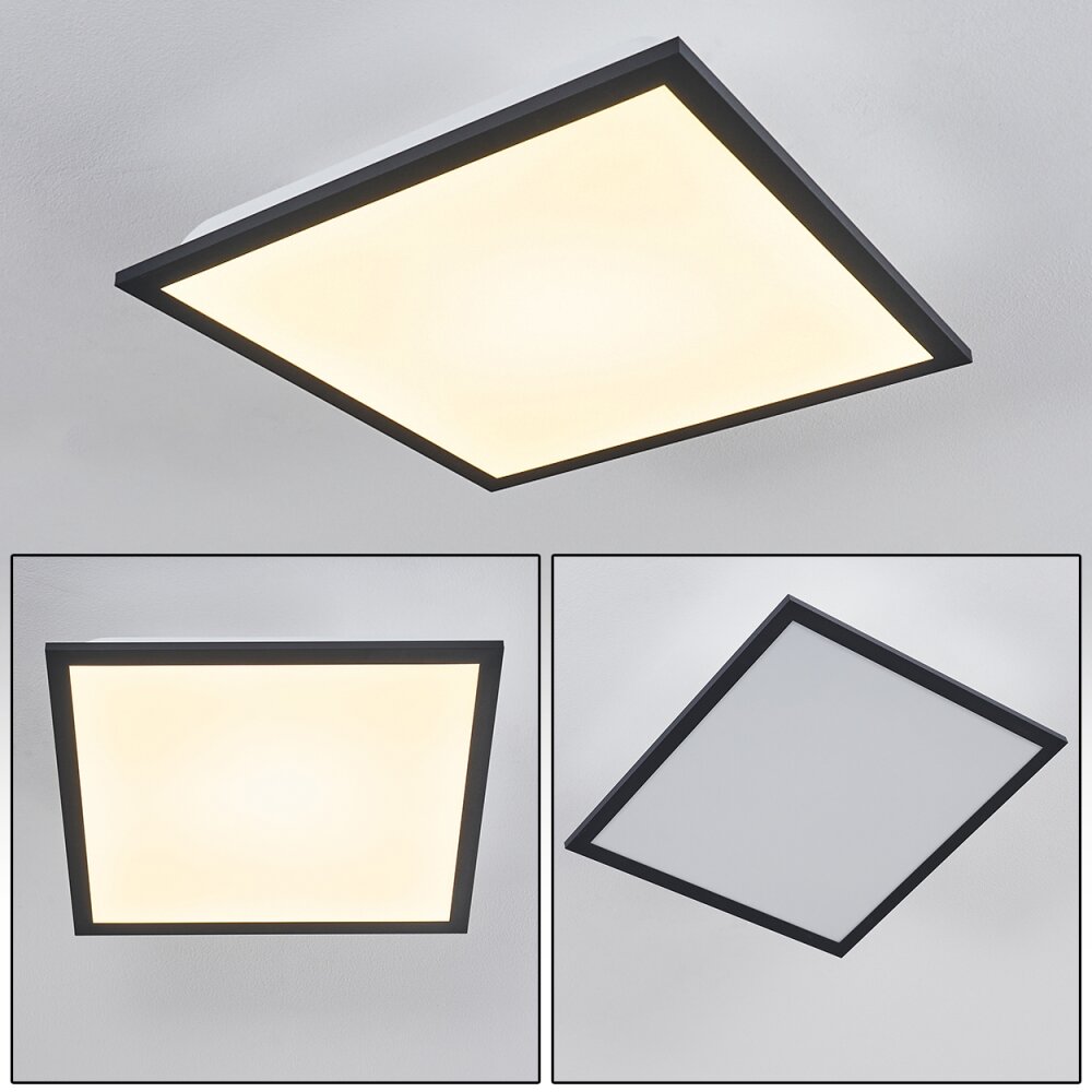 Plafonnier Salmi LED Noir, Blanc, 1 lumière main product photo