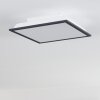 Plafonnier Salmi LED Noir, Blanc, 1 lumière