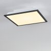 Plafonnier Salmi LED Noir, Blanc, 1 lumière