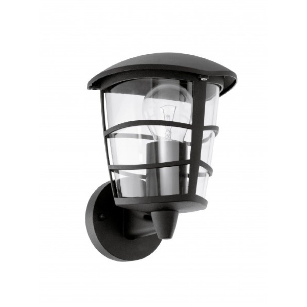Applique murale d'extérieur Eglo ALORIA Noir, 1 lumière main product photo